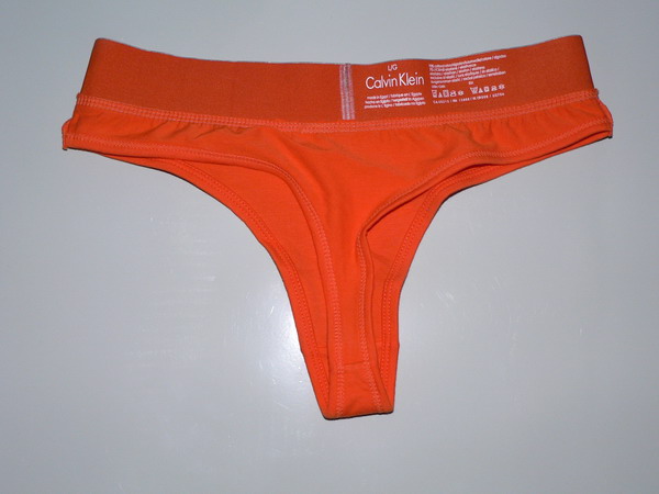 Calvin Klein Mujer Tanga Blateado Naranja